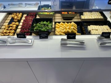 Air New Zealand Queenstown Regional Lounge Sandwiches