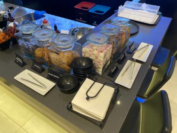 Air New Zealand Queenstown Regional Lounge Snacks Barista