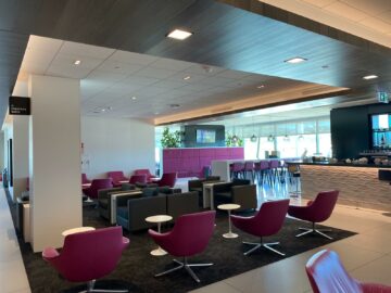 Air New Zealand Wellington Domestic Lounge Blick In Die Lounge
