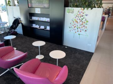 Air New Zealand Wellington Domestic Lounge Kinderecke