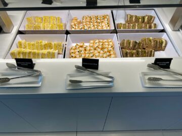 Air New Zealand Wellington Domestic Lounge Sandwiches