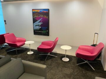 Air New Zealand Wellington Domestic Lounge Sitzmoeglichkeiten2