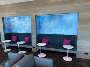 Air New Zealand Wellington Domestic Lounge Sitzmoeglichkeiten3