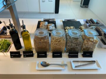 Air New Zealand Wellington Domestic Lounge Snacks