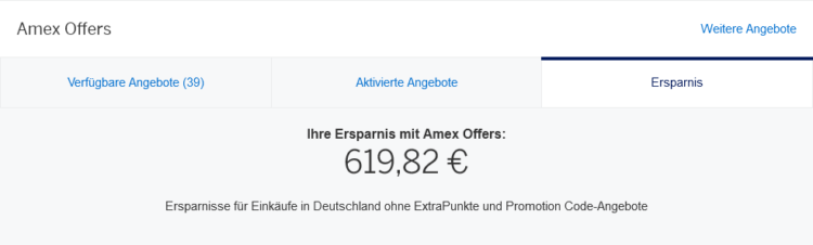 Amex Offers Ersparnis Januar 2023
