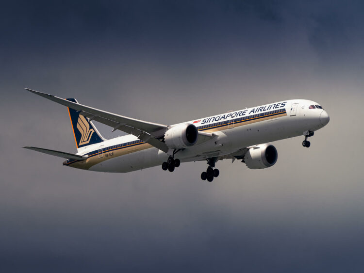 Flugzeug Singapore Airlines B787 10 Dreamliner