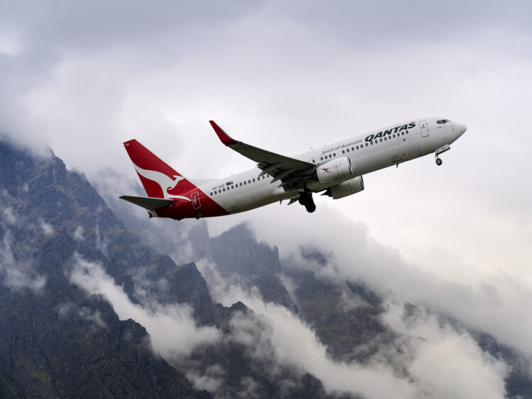 Qantas Business Class Boeing 737 800 Flugzeug