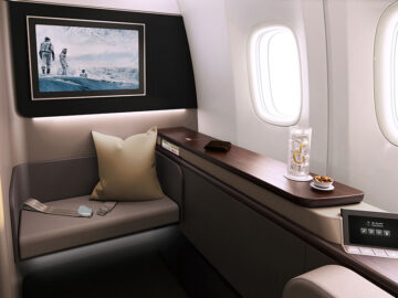 Saudia First Class Bildschirm Copyright