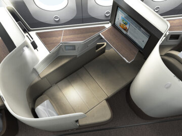 Saudia Neue Business Class Fenster Platz Copyright