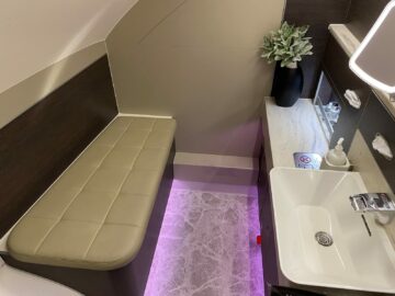 Singapore Airlines First Class Suites Airbus A380 800 Bad Sitzbank