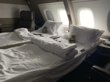 Singapore Airlines First Class Suites Airbus A380 800 Doppelbett