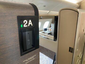 Singapore Airlines First Class Suites Airbus A380 800 Sitz 2a