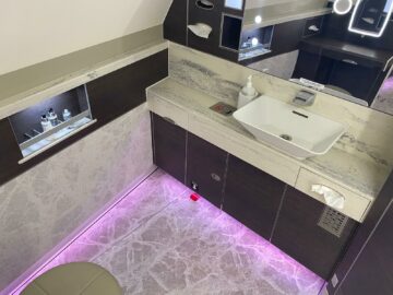 Singapore Airlines First Class Suites Airbus A380 800 Waschbecken2
