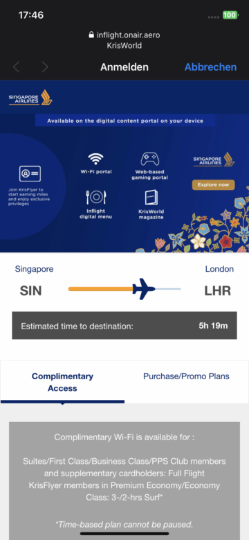 Singapore Airlines First Class Suites Airbus A380 800 Wifi3