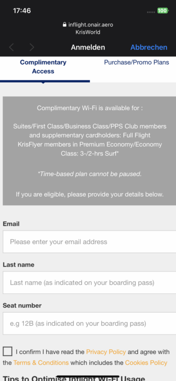 Singapore Airlines First Class Suites Airbus A380 800 Wifi4