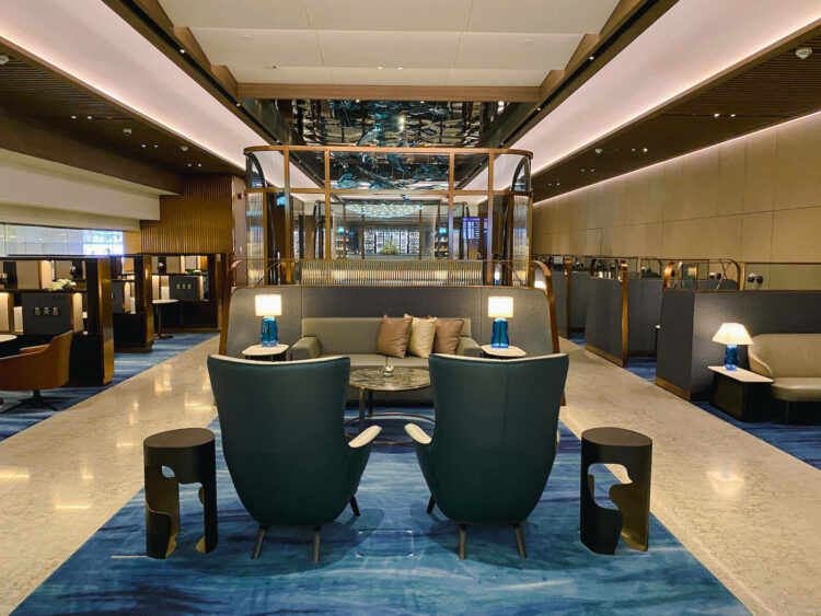 Singapore Airlines Neuer Private Room Blick In Die Lounge