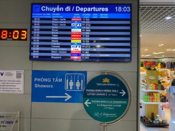 Vietnam Airlines Lotus Lounge 2 Tan So Nhat Airport Ho Chi Minh Stadt Emmigration