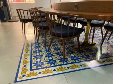 Vietnam Airlines Lotus Lounge 2 Tan So Nhat Airport Ho Chi Minh Stadt Verzierung Fliesen