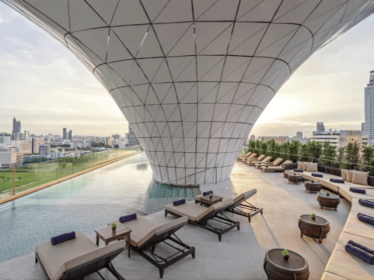 Waldorf Astoria Bangkok Pool Copyright