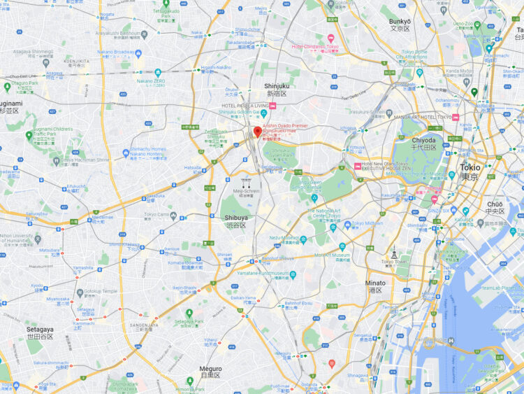 Capsule Hotel Anshin Oyado Premier Tokyo Shinjuku Lage 1
