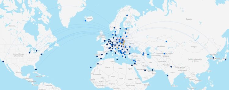 Lot Strecken Flightconnections Juli 2025