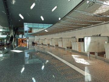 Flughafen Doha Check In Bereich Business Class