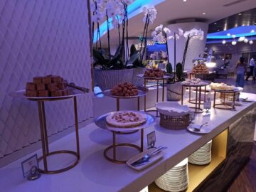 Intercontinental Doha Beach Coral Restaurant Dinner Arabische Nachspeisen