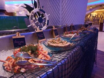 Intercontinental Doha Beach Coral Restaurant Dinner Oceans Treasures Salate