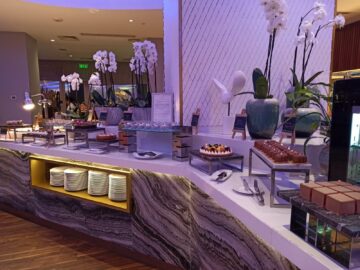 Intercontinental Doha Beach Coral Restaurant Dinner Westliche Nachspeisen