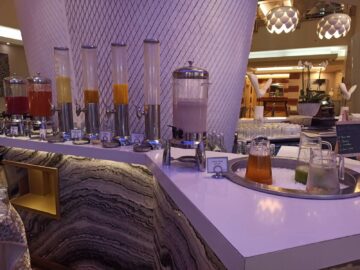 Intercontinental Doha Beach Fruehstueck Saefte