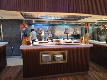 Intercontinental Doha Beach Fruehstueck Warme Speisen 2
