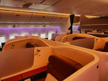 Japan Airlines First Class Boeing 777 300er Kabine 2
