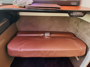 Japan Airlines First Class Boeing 777 300er Ottoman 2
