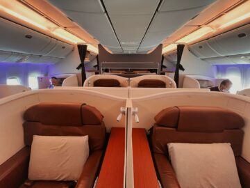 Japan Airlines First Class Boeing 777 300er Sitze Mitte 3