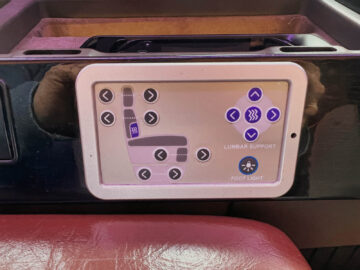 Japan Airlines First Class Boeing 777 300er Sitzeinstellungen 2
