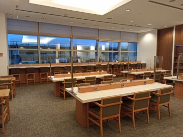 Japan Airlines Sakura Lounge Frankfurt Arbeitsbereich