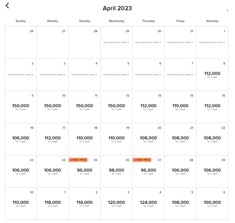 Marriott Bonvoy St Regis Maldives Punkte Preise April 2023