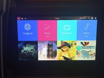 Qatar Airways Business Class Boeing 787 9 Entertainment Kinderprogramm