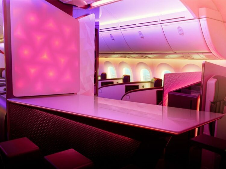 Virgin Atlantic Upper Class Bar Copyright