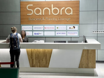 Sanbra Business Priority Lounge Monrovia Empfang