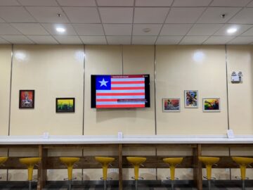Sanbra Business Priority Lounge Monrovia Flagge