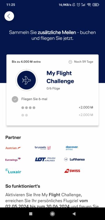 Miles And More My Flight Challenge Mai 2024 Seite 1
