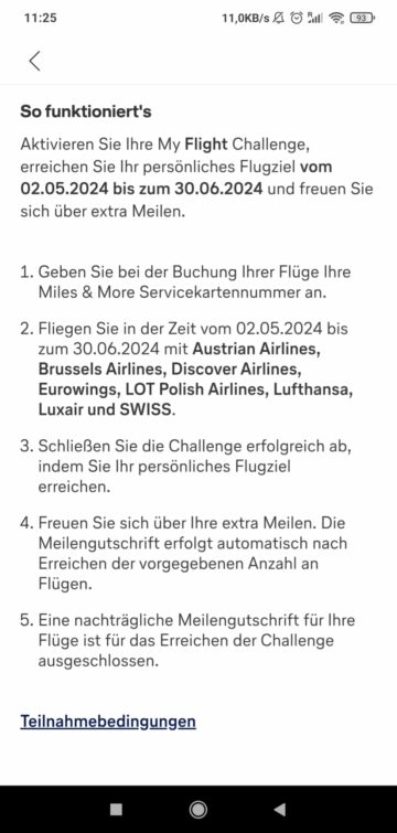 Miles And More My Flight Challenge Mai 2024 Seite 2