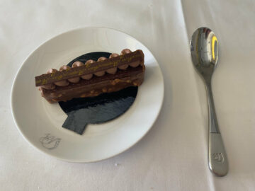Air France La Première First Class Boeing 777 300 Dessert Schokolade