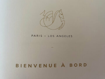 Air France La Première First Class Boeing 777 300 Erste Seite Menue