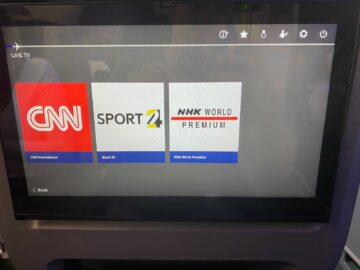 Ana Premium Economy Airbus A380 Auswahl Live Tv