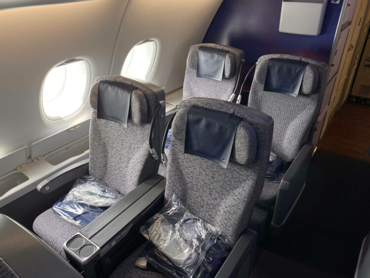 Ana Premium Economy Airbus A380 Sitze Hinten Links