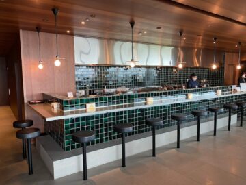 Cathay Pacific Lounge Tokio Haneda Koch Bereich