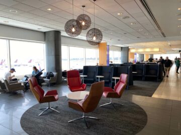 Delta Sky Club Los Angeles Terminal 2 Blick In Die Lounge