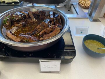 Delta Sky Club Los Angeles Terminal 2 Hawaiian Pork Ribs